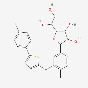 molecular formula C24H25FO5S B1446219 卡格列净杂质 6 CAS No. 2161394-94-9