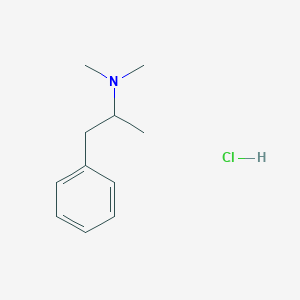 molecular formula C11H18ClN B144622 (+)-N,N,α-三甲基苯乙胺盐酸盐 CAS No. 33286-27-0
