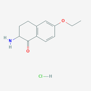 2-amino-6-ethoxy-3,4-dihydro-2H-naphthalen-1-one;hydrochloride