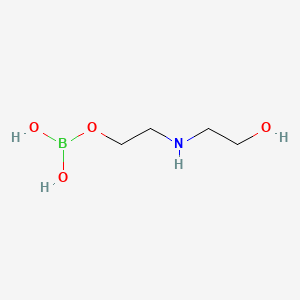 B14462335 Ethanol, 2-[[2-(boronooxy)ethyl]amino]- CAS No. 68298-96-4