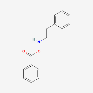 Benzeneethanamine, N-(benzoyloxy)-