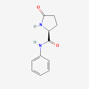 (2S)-5-oxo-N-phenylpyrrolidine-2-carboxamide