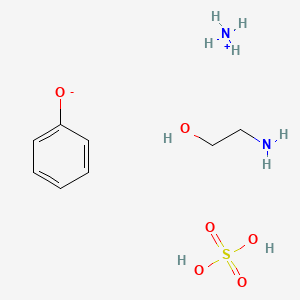 Azanium;2-aminoethanol;sulfuric acid;phenoxide