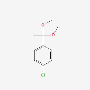 Benzene, 1-chloro-4-(1,1-dimethoxyethyl)-