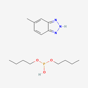 Dibutyl hydrogen phosphonate, tolyltriazole salt