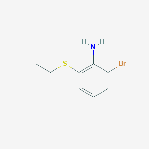 molecular formula C8H10BrNS B1446245 2-bromo-6-(ethylsulfanyl)aniline CAS No. 1803608-76-5