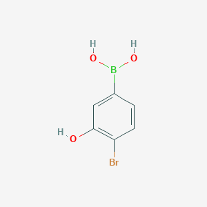 B1446246 4-Bromo-3-hydroxyphenylboronic acid CAS No. 1701448-16-9
