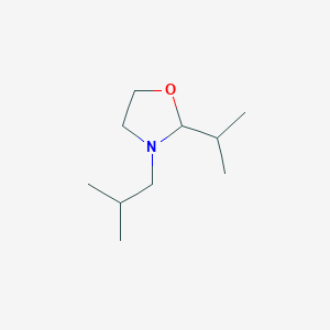 3-(2-Methylpropyl)-2-(propan-2-yl)-1,3-oxazolidine