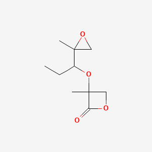 3-Methyl-3-[1-(2-methyloxiran-2-yl)propoxy]oxetan-2-one