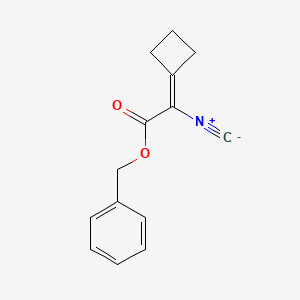 Benzyl cyclobutylidene(isocyano)acetate