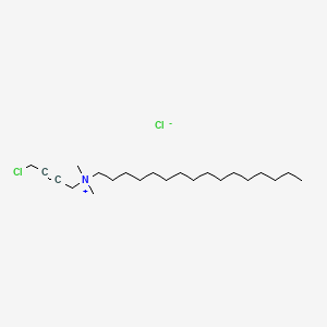 Dimethylhexadecyl(4-chloro-2-butynyl)ammonium chloride