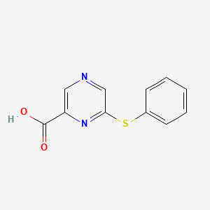 6-(Phenylsulfanyl)pyrazine-2-carboxylic acid