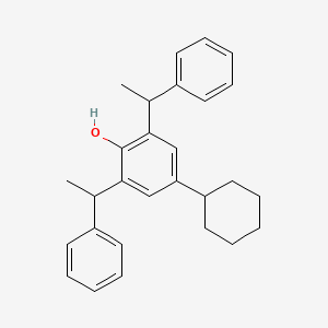 Phenol, 4-cyclohexyl-2,6-bis(1-phenylethyl)-