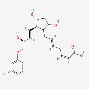 16-(3-Chlorophenoxy)-17,18,19,20-tetranor-2,3-trans-didehydro-pgf2-alpha