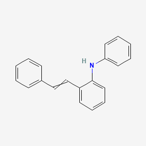 N-Phenyl-2-(2-phenylethenyl)aniline