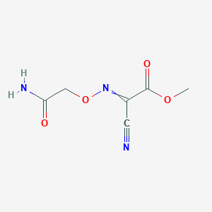 Methyl [(2-amino-2-oxoethoxy)imino](cyano)acetate