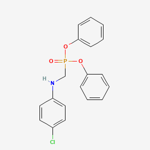 Diphenyl [(4-chloroanilino)methyl]phosphonate