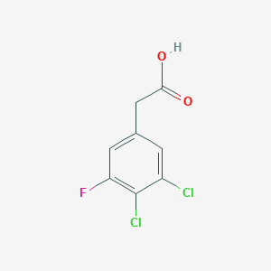 molecular formula C8H5Cl2FO2 B1446299 3,4-Dichloro-5-fluorophenylacetic acid CAS No. 1803728-35-9