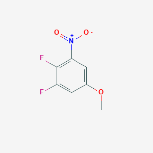 molecular formula C7H5F2NO3 B1446300 3,4-Difluoro-5-nitroanisole CAS No. 1803870-56-5