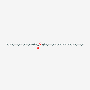 Octadec-1-EN-1-YL tetradec-2-enoate