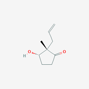 (2S,3S)-3-hydroxy-2-methyl-2-prop-2-enylcyclopentan-1-one