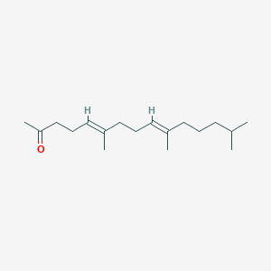 B14463045 (5E,9E)-6,10,14-trimethylpentadeca-5,9-dien-2-one CAS No. 68345-18-6