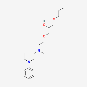 6-Methyl-3-phenyl-9,13-dioxa-3,6-diazahexadecan-11-OL