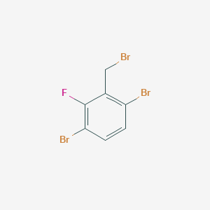 B1446307 3,6-Dibromo-2-fluorobenzyl bromide CAS No. 1803817-12-0