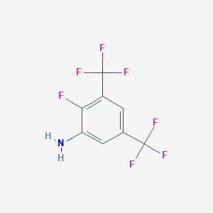B1446313 3,5-Bis(trifluoromethyl)-2-fluoroaniline CAS No. 1804888-58-1
