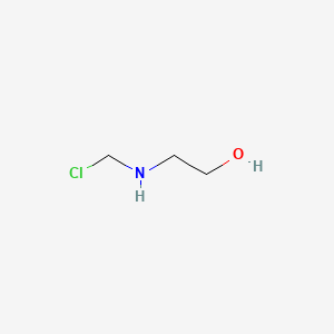 2-[(Chloromethyl)amino]ethan-1-ol