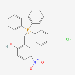 [(2-Hydroxy-5-nitrophenyl)methyl](triphenyl)phosphanium chloride