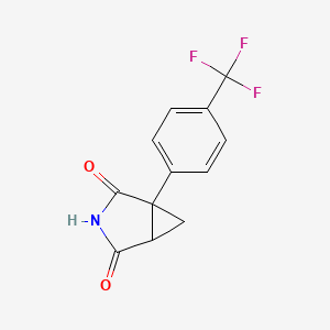 1-[4-(Trifluoromethyl)phenyl]-3-azabicyclo[3.1.0]hexane-2,4-dione