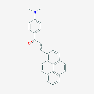 1-[4-(Dimethylamino)phenyl]-3-(pyren-1-YL)prop-2-EN-1-one