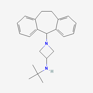 N-tert-butyl-1-(2-tricyclo[9.4.0.03,8]pentadeca-1(15),3,5,7,11,13-hexaenyl)azetidin-3-amine