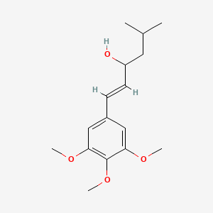 5-Methyl-1-(3,4,5-trimethoxyphenyl)-1-hexen-3-ol