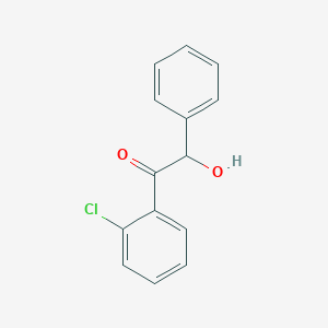 molecular formula C14H11ClO2 B14463559 1-(2-Chlorophenyl)-2-hydroxy-2-phenylethan-1-one CAS No. 72878-27-4