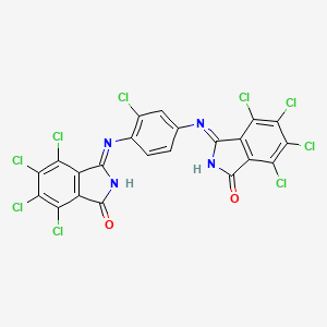 1H-Isoindol-1-one, 3,3'-[(2-chloro-1,4-phenylene)dinitrilo]bis[4,5,6,7-tetrachloro-2,3-dihydro-