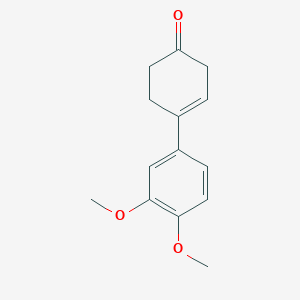 3',4'-Dimethoxy-2,5-dihydro[1,1'-biphenyl]-4(3H)-one