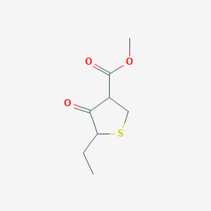 Methyl 5-ethyl-4-oxothiolane-3-carboxylate