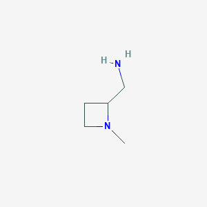 molecular formula C5H12N2 B1446367 2-Aminomethyl-1-methylazetidine CAS No. 1363382-92-6