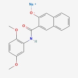 2-Naphthalenecarboxamide, N-(2,5-dimethoxyphenyl)-3-hydroxy-, monosodium salt