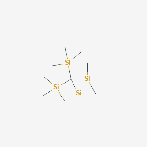 molecular formula C10H27Si4 B14463725 Tris(trimethylsilyl)methylsilane 