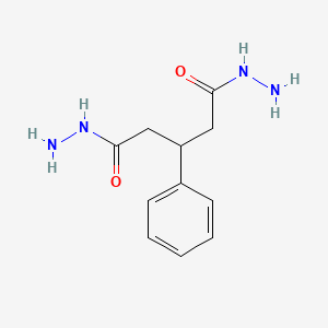 molecular formula C11H16N4O2 B14463753 3-Phenylpentanedihydrazide CAS No. 72976-16-0