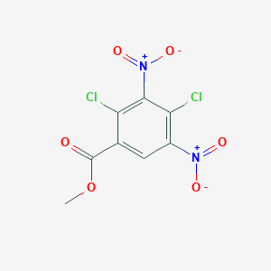 molecular formula C8H4Cl2N2O6 B14463761 Methyl 2,4-dichloro-3,5-dinitrobenzoate CAS No. 67451-32-5