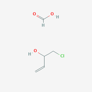 1-Chlorobut-3-en-2-ol;formic acid