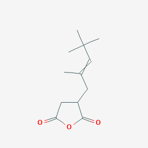 3-(2,4,4-Trimethylpent-2-en-1-yl)oxolane-2,5-dione