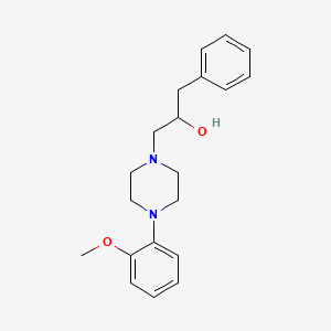 alpha-Benzyl-4-(o-methoxyphenyl)-1-piperazineethanol