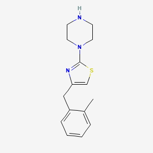 Piperazine, 1-(4-((2-methylphenyl)methyl)-2-thiazolyl)-