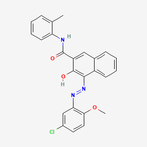 2-Naphthalenecarboxamide, 4-[(5-chloro-2-methoxyphenyl)azo]-3-hydroxy-N-(2-methylphenyl)-