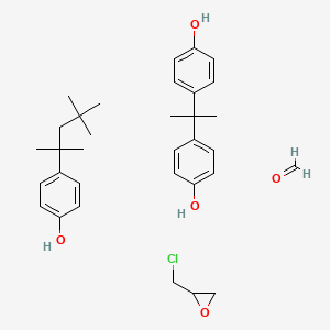 2-(Chloromethyl)oxirane;formaldehyde;4-[2-(4-hydroxyphenyl)propan-2-yl]phenol;4-(2,4,4-trimethylpentan-2-yl)phenol